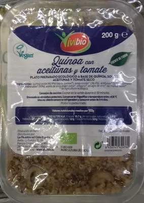 Quínoa con aceitunas y tomate Vivibio 200 g, code 8436545624760