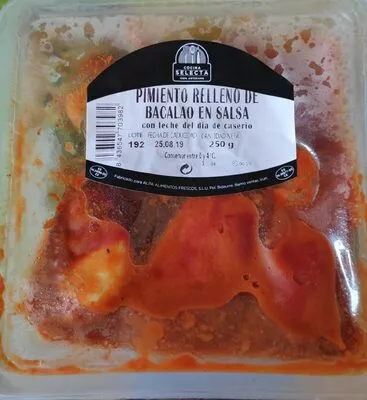 Pimiento relleno de bacalao en salsa  , code 8436547703982