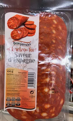 Chorizo Fort saveur d'Espagne Bonjamón 100 g, code 8436548164317