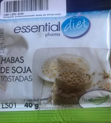 Habas de soja tostadas Essential Diet , code 8436550480016