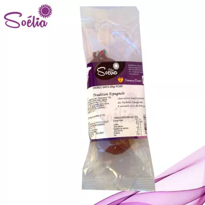 Chorizo Sarta Picant  - Tradition Espagnole Soélia 200 g, code 8436550863826