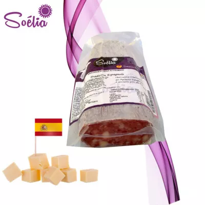 Saucisson BODEGA au Fromage Espagnol - Tradition Espagnole  Soélia 600 g, code 8436550865882