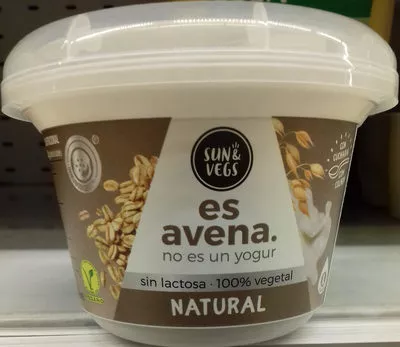 Es avena. Natural Sun & Vegs 180 g, code 8436550901924