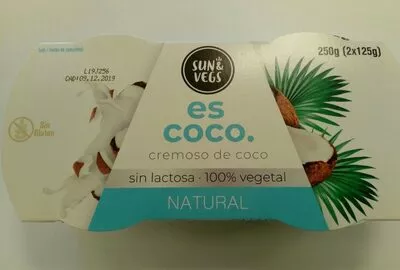 CREMOSO DE COCO  2 x 125 g, code 8436550902457