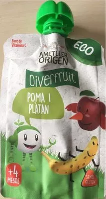 Diverfruit Poma i plàtan Ametller origen , code 8436551866260