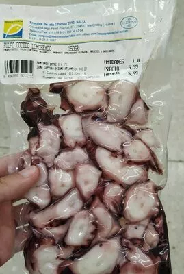 Pulpo cocido loncheado frescos de isla cristina , code 8436558320031