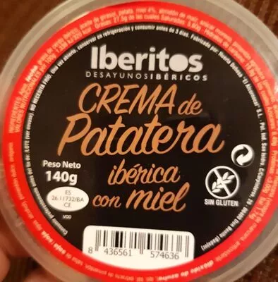 Crema de patatera ibérica con miel Iberitos 140 g, code 8436561574636