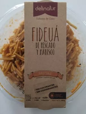 Fideuá de pescado y marisco Delinatur 280 g, code 8436564340276