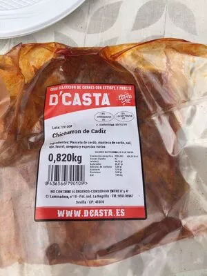 Chicharron cadiz D'Casta , code 8436566790109