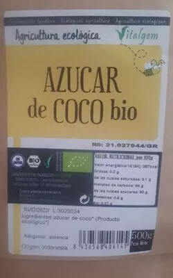 Azúcar de coco bio Vitalgem , code 8436568406145