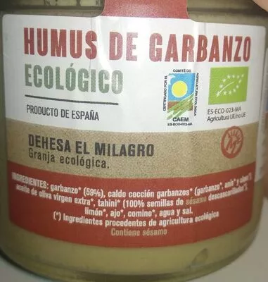 Humus de garbanzo  , code 8436572226807