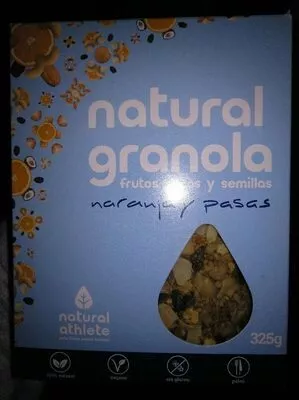 Natural granola Natural Athlete 325 g, code 8436575050126