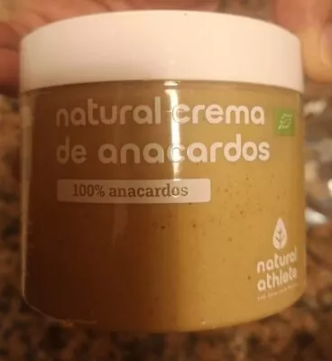 Crema de anacardos natural athlete 300 g, code 8436575050898