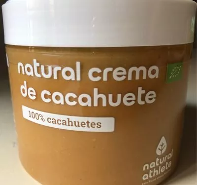 Natural Crema de Cacahuete natural athlete 300 g, code 8436575050911