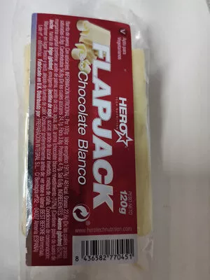 FLAPJACK Cocolate blanco HERO Tech Nutrition 129, code 8436582770451