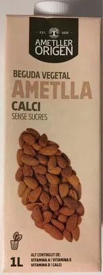 Beguda Vegetal Ametlla amb calci 1l Ametller Origen , code 8436583950739