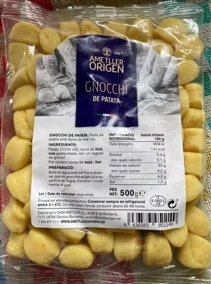 Gnocchis Ametller Origen 500 g, code 8436583951149