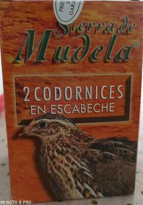 Codornices en escabeche Sierra de Mudela , code 8437000263289