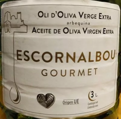 Aceite de oliva virgen extra Arbequina Escornalbou Gourmet 3 l, code 8437000335061