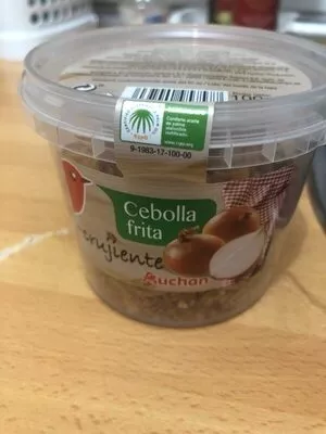 Cebolla frita Auchan 100 g, code 8437000957577