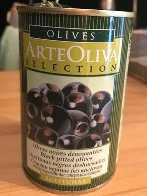 Olives noires dénoyautées  , code 8437001130559