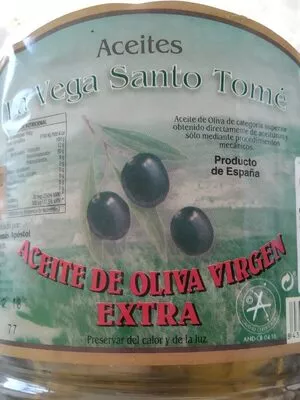 Aceite de oliva virgen extra La Vega Santo Tomé , code 8437001529018