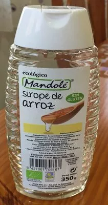 Sirope de arroz Mandolé 350 g, code 8437001706167