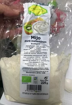 Mijo pure instantaneo  225 g, code 8437001706402