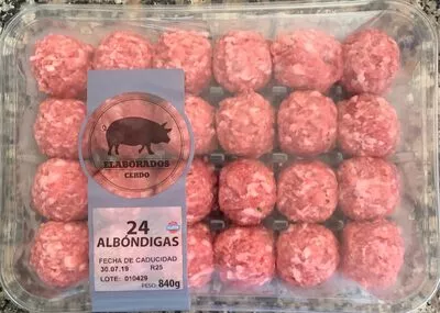 24 albóndigas Mercadona 840 g, code 8437002390020