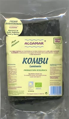 Alga kombu Algamar 100 g, code 8437002393021