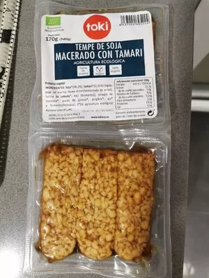 Tempen de soja macerado con tamari Toki 170 g, code 8437002695224