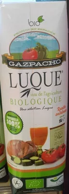 Gazpacho issu de l'agriculture biologique Luque 1 L, code 8437002696511