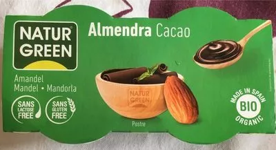 Postre de almendra con cacao NaturGreen 250 g (2 x 125 g), code 8437002932879