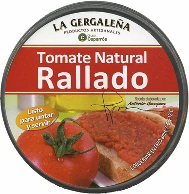 Tomate natural rallado La Gergaleña 200 g, code 8437002976460