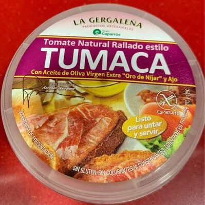 Tomate natural rallado Tumaca la gergaleña , code 8437002976910