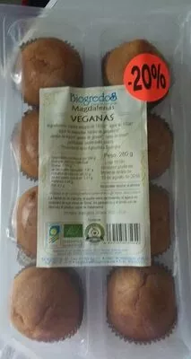 Magdalenas veganas  , code 8437003535949