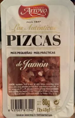 Las auténticas PIZCAS arroyo 2 x 40 g, code 8437003813542