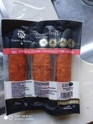 Chorizo Extra Semicurado Torre de Nuñez 280 g, code 8437004429735