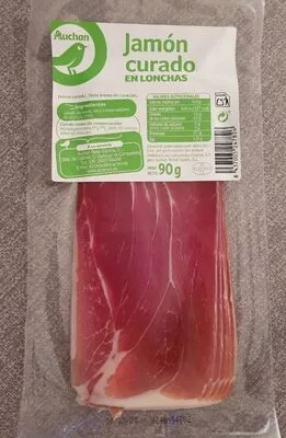 Jamón curado en lonchas Auchan , code 8437005247826