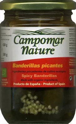 banderillas picantes ecologicas Campomar Nature 420 g (neto), 180 g (escurrido), code 8437006645690