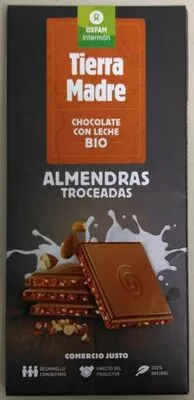 Chocolate con leche bio Almendras troceadas Tierra Madre , code 8437007611472