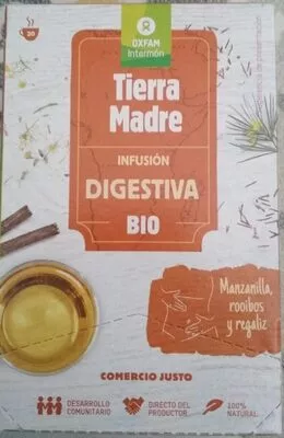 Tierra madre infusión digestiva bio Intermón Oxfam , code 8437007611731