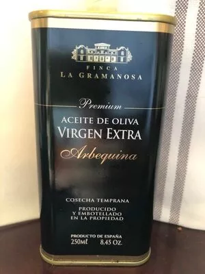 Aceite de oliva vigen extra arbequina Finca la Gramanosa , code 8437008281254