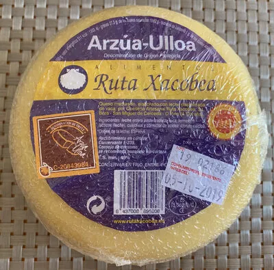 Queso gallego de vaca graso madurado elaborado Ruta Xacobea , code 8437008895208