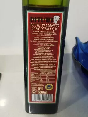 Aceite balsámico de Modena Ditutti , code 8437009072189