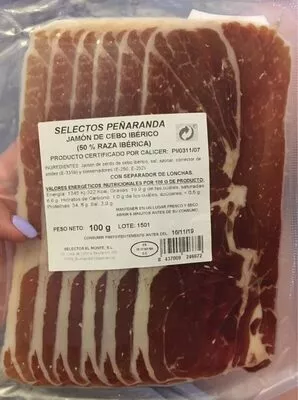 Jamón de cebo Ibérico  100 g, code 8437009246672