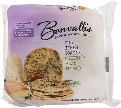 Fine Herbs Tortas Bonvallis 180 g, code 8437010259715