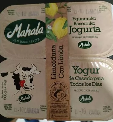 Yogur con limón Mahala 4 x 125 g, code 8437010953026