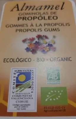 Gominolas de propolio BIO organic Almamel , code 8437011382498