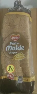 Pan de molde integral Dulia , code 8437011972743